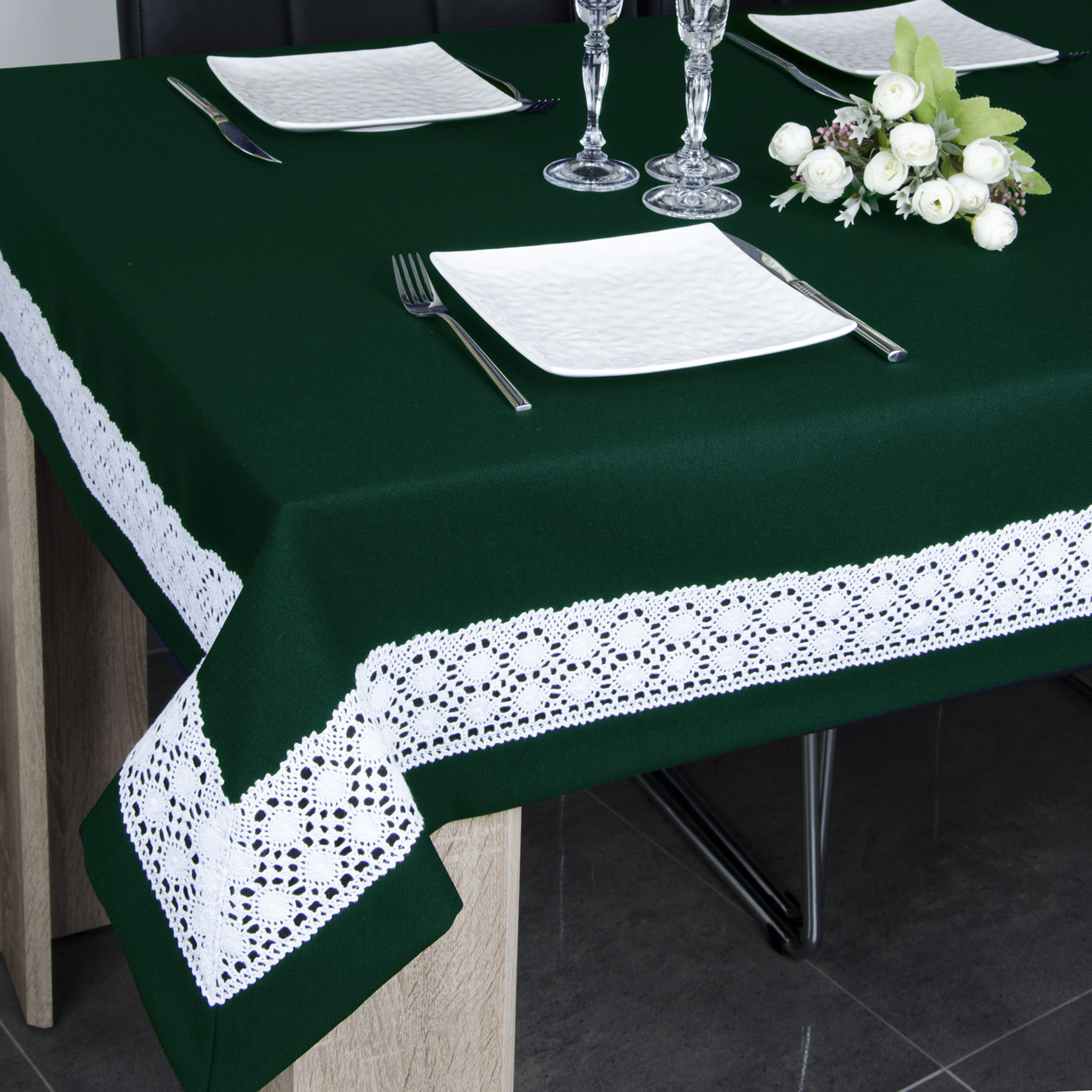 Obrus Sewilla – Ciemna zieleń Obrus Sewilla – Ciemna zieleń