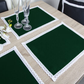 Podkładki Malaga – Ciemna zieleń