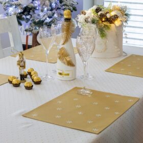 Podkładki Gwiazdki – Złoto