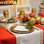 Bieżnik Kropki Lux – Srebro