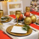 Bieżnik Kropki Lux – Złoto