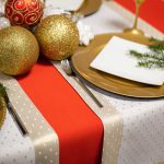 Bieżnik Kropki Lux – Złoto