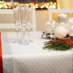 Bieżnik Kropki Lux – Srebro Bieżnik Kropki Lux – Srebro