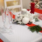 Bieżnik Kropki Lux – Srebro Bieżnik Kropki Lux – Srebro