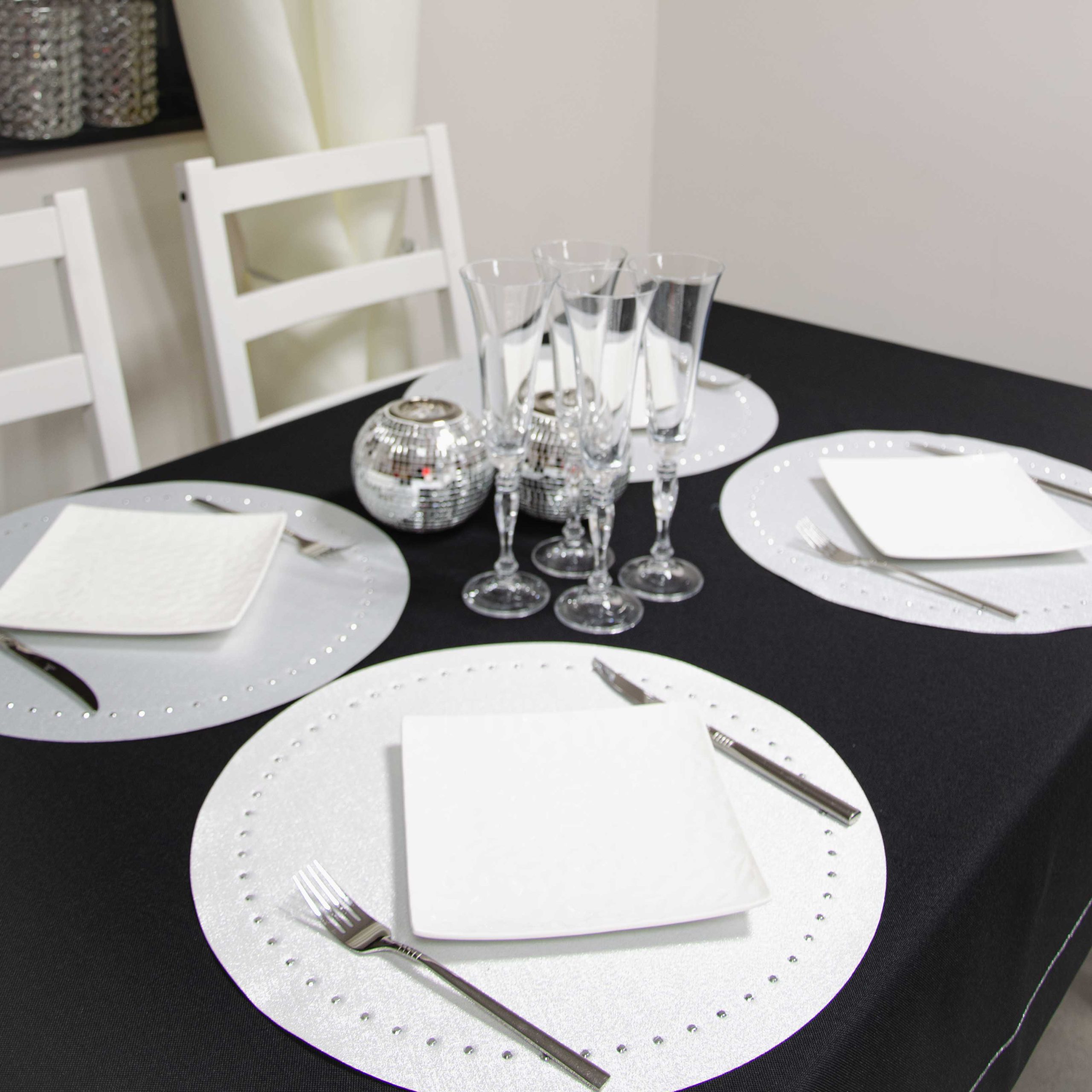 Podkładka Glamour Brokat – Srebro Podkładka Glamour Brokat – Srebro