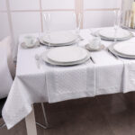 Bieżnik Kropki Lux – Srebro Bieżnik Kropki Lux – Srebro