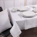 Bieżnik Kropki Lux – Srebro Bieżnik Kropki Lux – Srebro