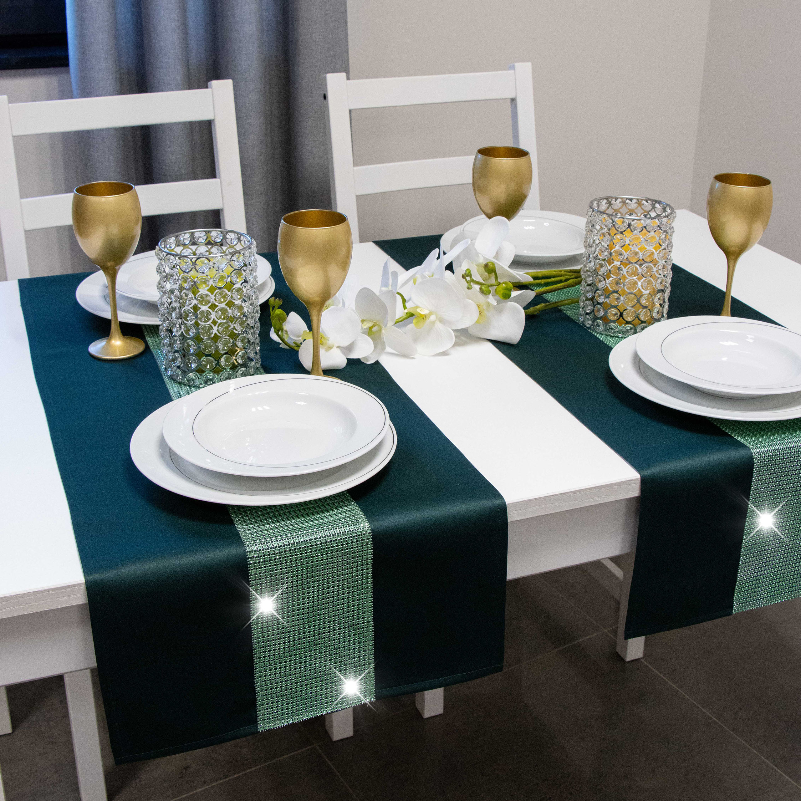 Bieżnik Cyrkonia – Ciemna zieleń z zielonym Bieżnik Cyrkonia – Ciemna zieleń z zielonym