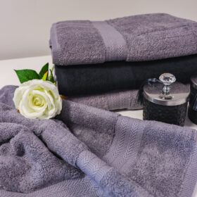 Komplet Ręczników Forum 2x 50×100 – Grafitowy Komplet Ręczników Forum 2x 50×100 – Grafitowy