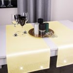 Pas Brylant – Jasny żółty ze srebrnymi dżetami Pas Brylant – Jasny żółty ze srebrnymi dżetami