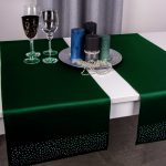 Pas Brylant – Ciemna zieleń ze srebrnymi dżetami Pas Brylant – Ciemna zieleń ze srebrnymi dżetami