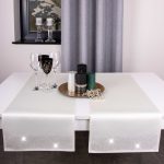 Bieżnik Brylant – Ekri ze złotymi dżetami Bieżnik Brylant – Ekri ze złotymi dżetami