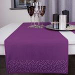 Pas Brylant – Fiolet ze srebrnymi dżetami