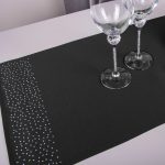 Pas Brylant – Grafit ze srebrnymi dżetami