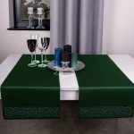 Pas Brylant – Ciemna zieleń ze srebrnymi dżetami Pas Brylant – Ciemna zieleń ze srebrnymi dżetami