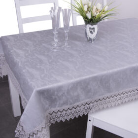 Obrus z gipiurą Chmurka – Szary