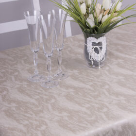 Obrus z gipiurą Chmurka – Beż Obrus z gipiurą Chmurka – Beż