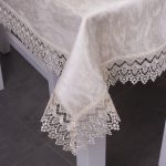 Obrus z gipiurą Chmurka – Beż