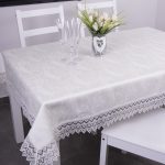 Obrus z gipiurą Chmurka – Szary