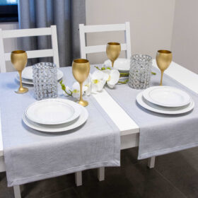 Bieżnik na stół – Szary 43×123 cm