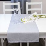 Bieżnik na stół – Szary 43×123 cm Bieżnik na stół – Szary 43×123 cm