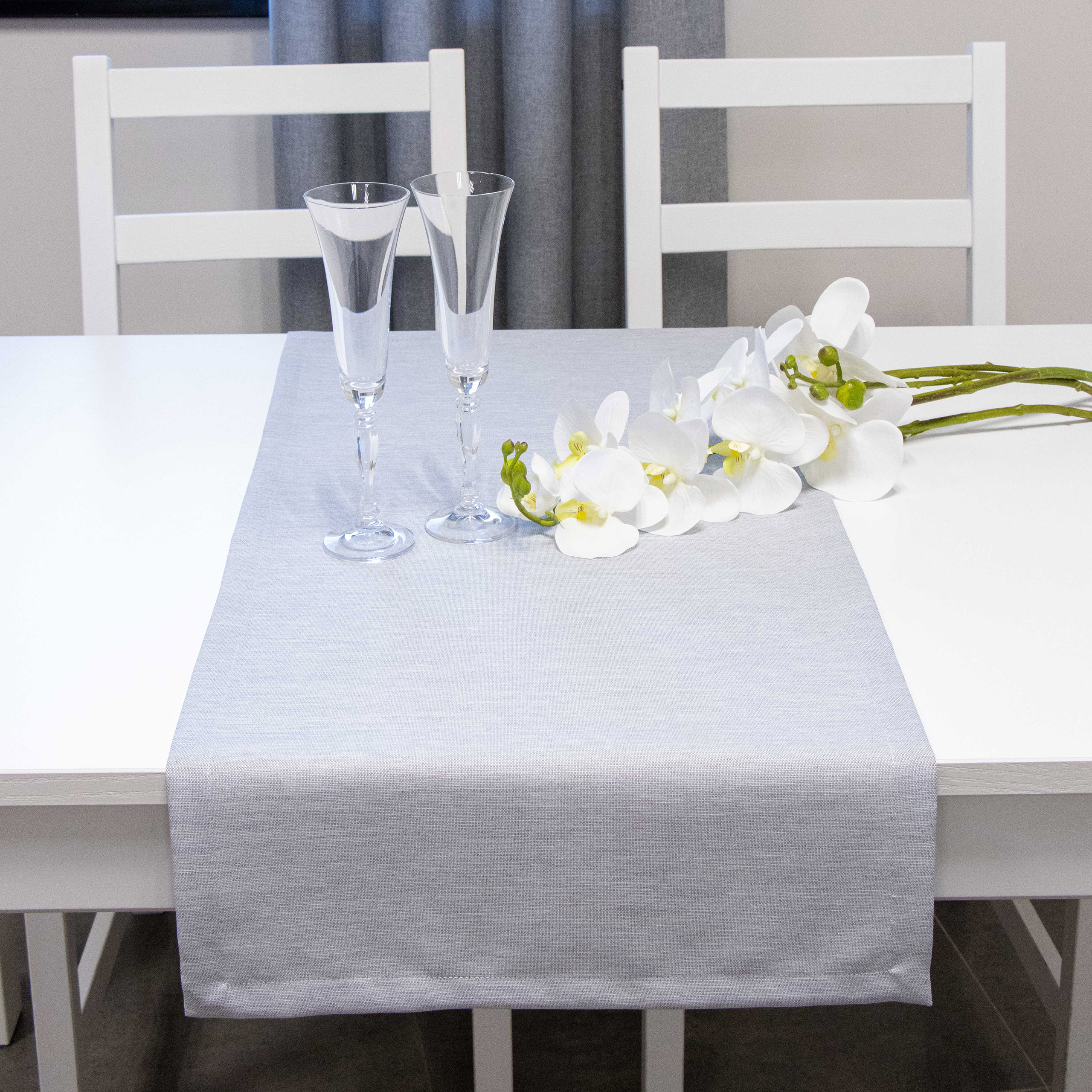 Bieżnik na stół – Szary 43×123 cm Bieżnik na stół – Szary 43×123 cm