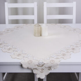 Serweta haftowana nakładka 85×85 pomarańcz