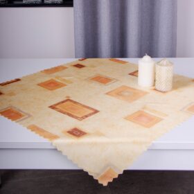 Serweta drukowana satynowa plamoodporna 75×75 pomarańczowa 20