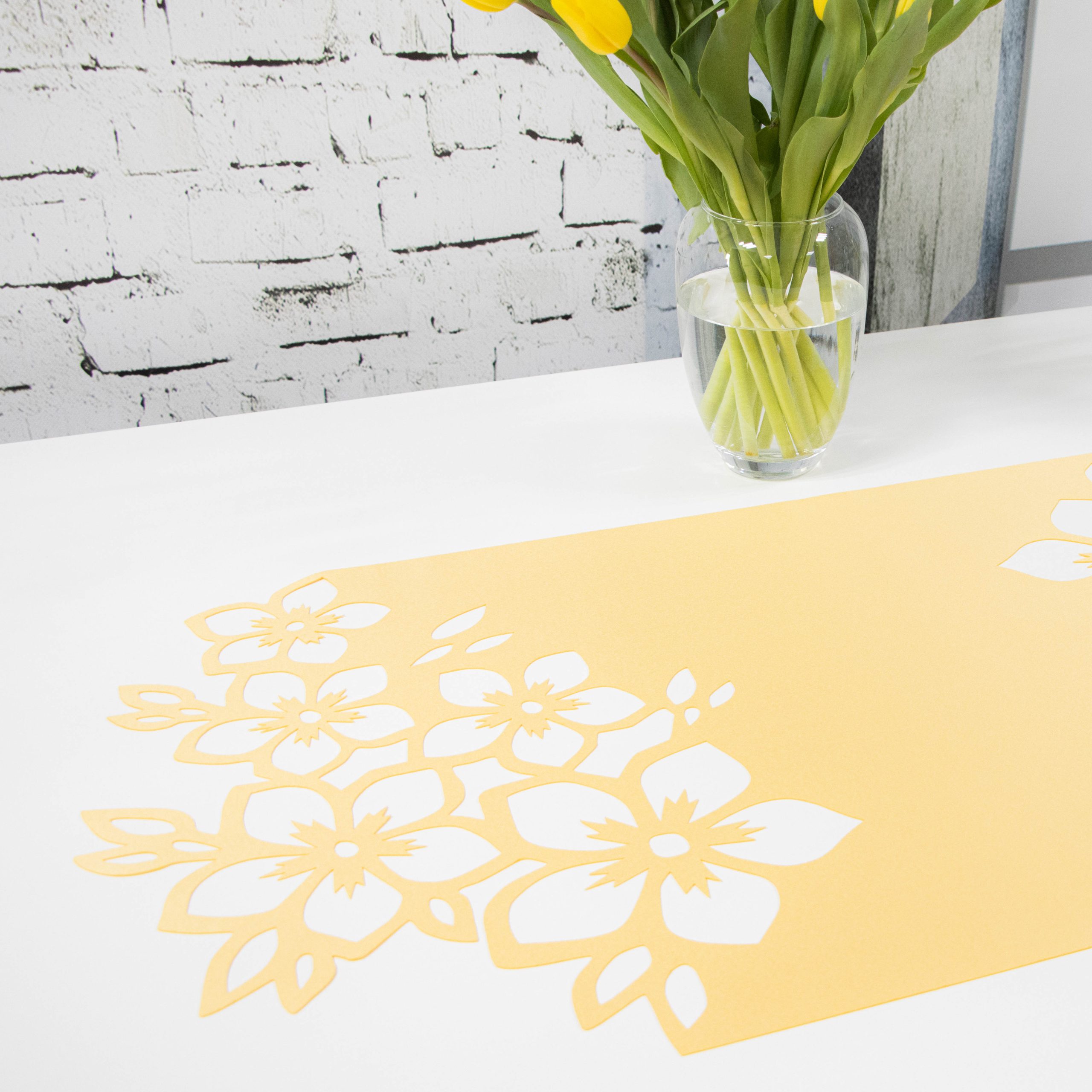 Bieżnik Dekor wz.7 – Ciemny żółty Bieżnik Dekor wz.7 – Ciemny żółty