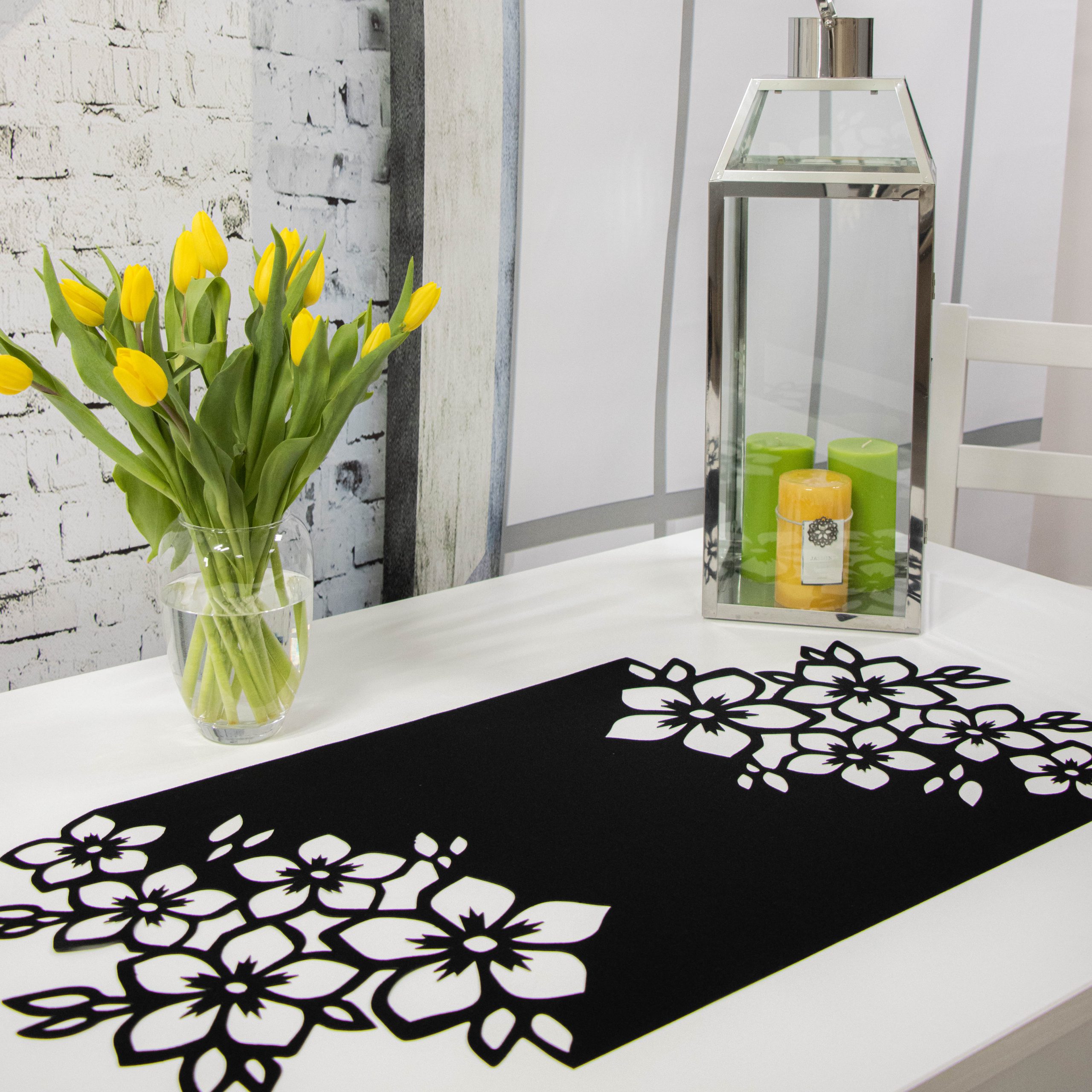 Bieżnik Dekor wz. 7 – Czarny Bieżnik Dekor wz. 7 – Czarny