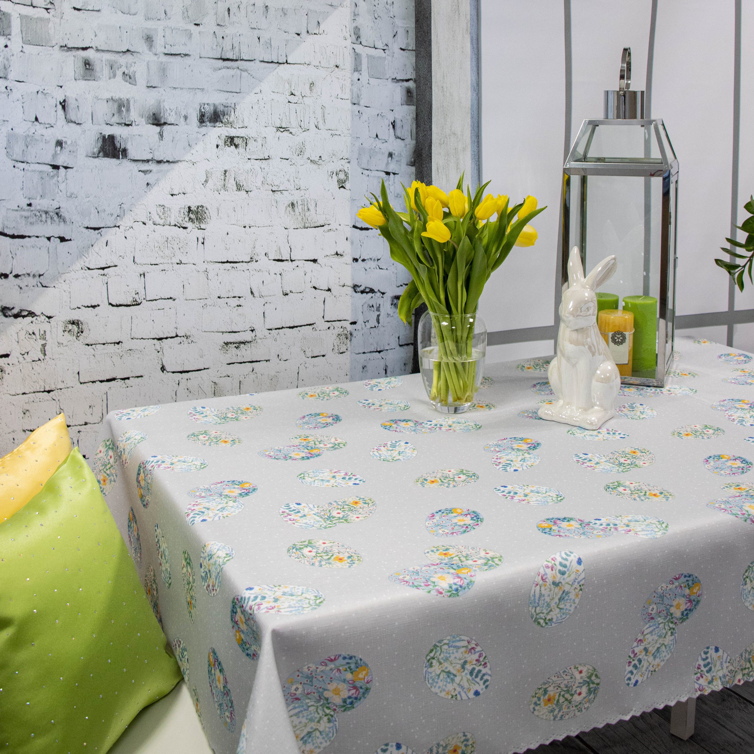 Obrus Wielkanocny 2022 – Szary Obrus Wielkanocny 2022 – Szary