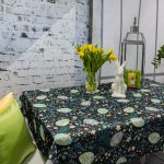 Obrus Wielkanocny 2022 – Ciemna zieleń