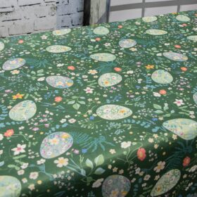 Obrus Wielkanocny 2022 – Ciemna zieleń