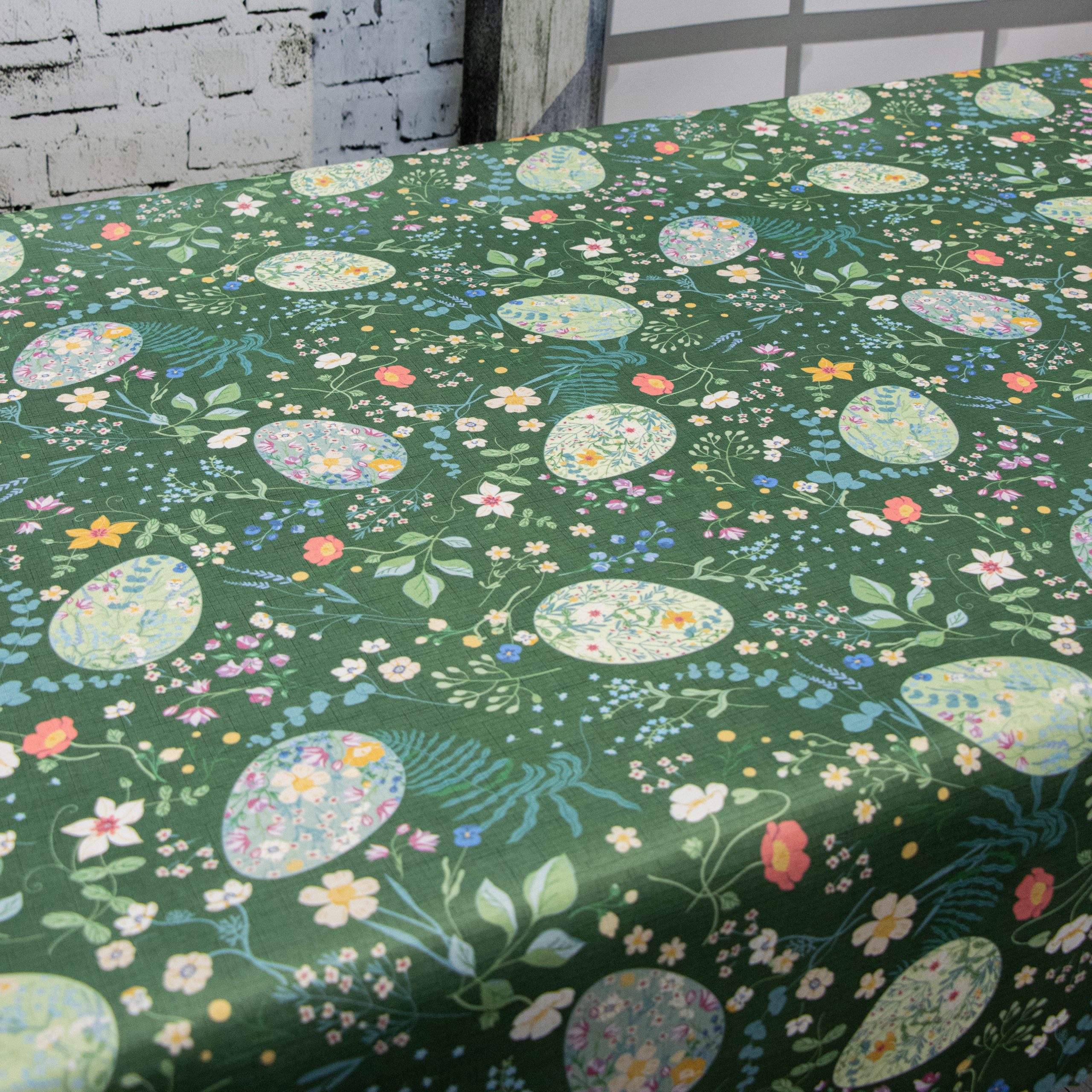 Obrus Wielkanocny 2022 – Ciemna zieleń Obrus Wielkanocny 2022 – Ciemna zieleń