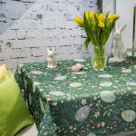 Obrus Wielkanocny 2022 – Ciemna zieleń Obrus Wielkanocny 2022 – Ciemna zieleń