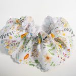 Ozdoba opaska na koszyk Wielkanocny biały