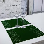 Podkładka Brylant – Ciemna zieleń + Srebrne dżety Podkładka Brylant – Ciemna zieleń + Srebrne dżety
