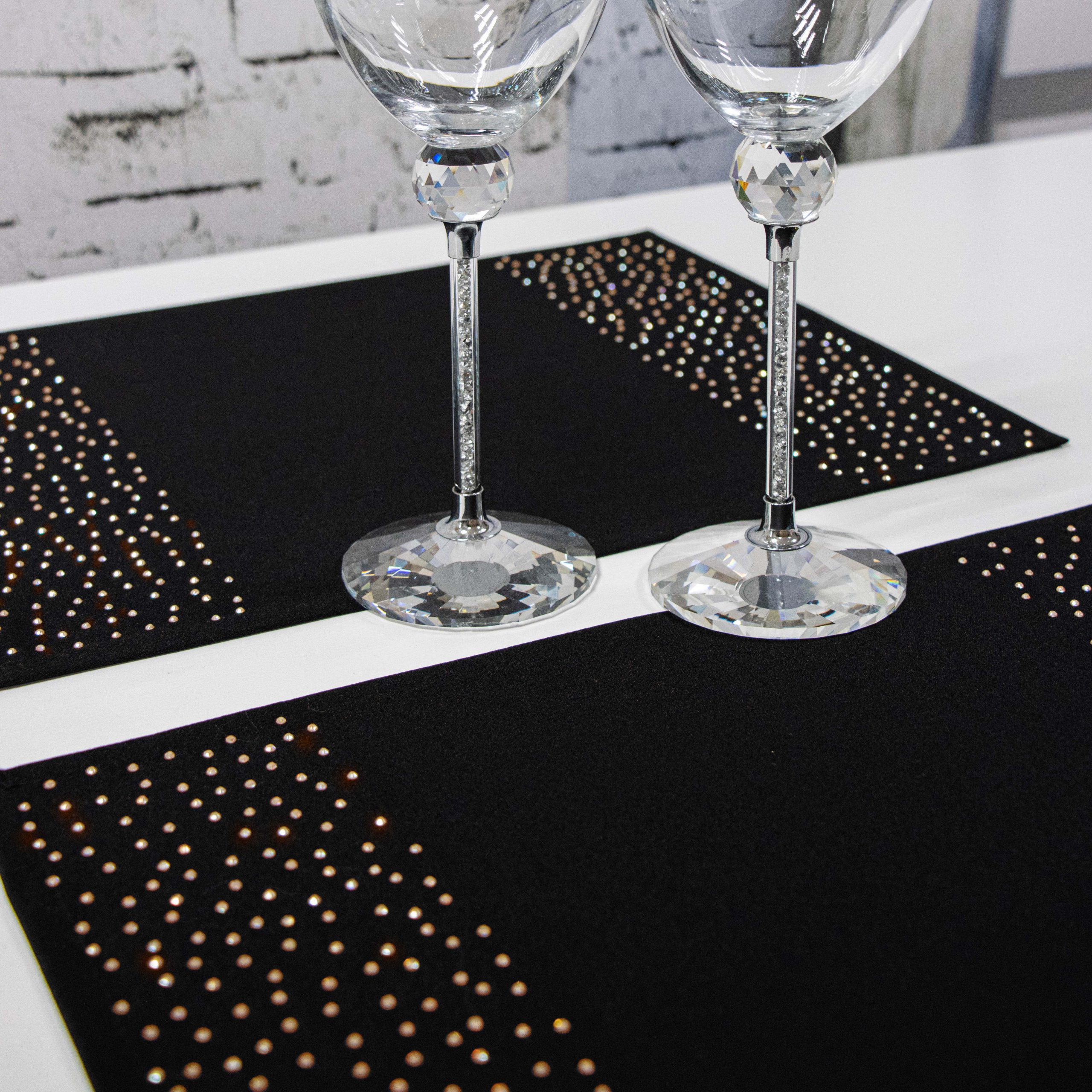 Podkładka Brylant – Czarna + Złote dżety Podkładka Brylant – Czarna + Złote dżety