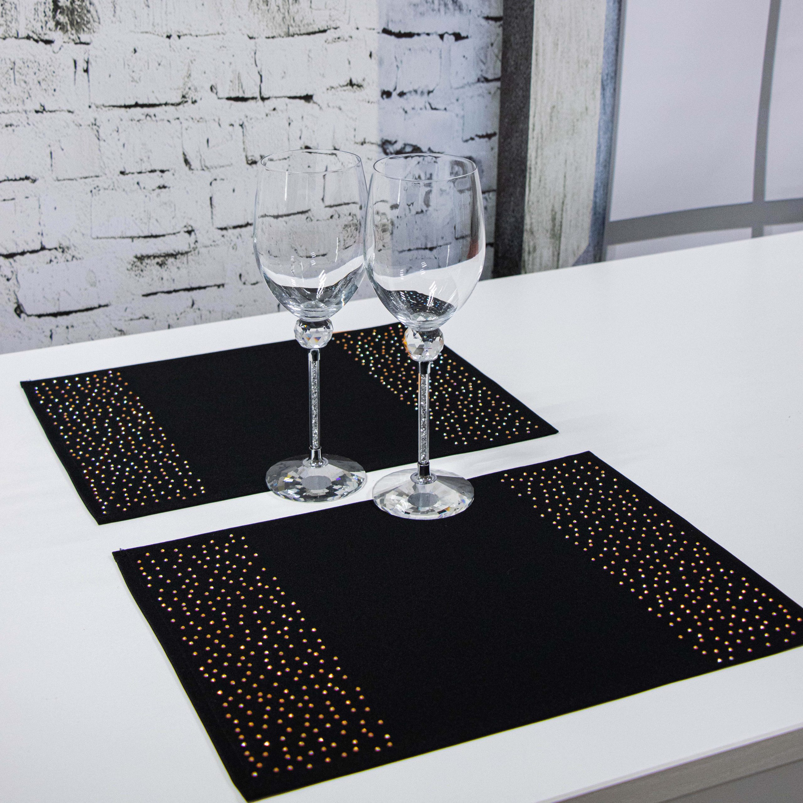 Podkładka Brylant – Czarna + Złote dżety Podkładka Brylant – Czarna + Złote dżety