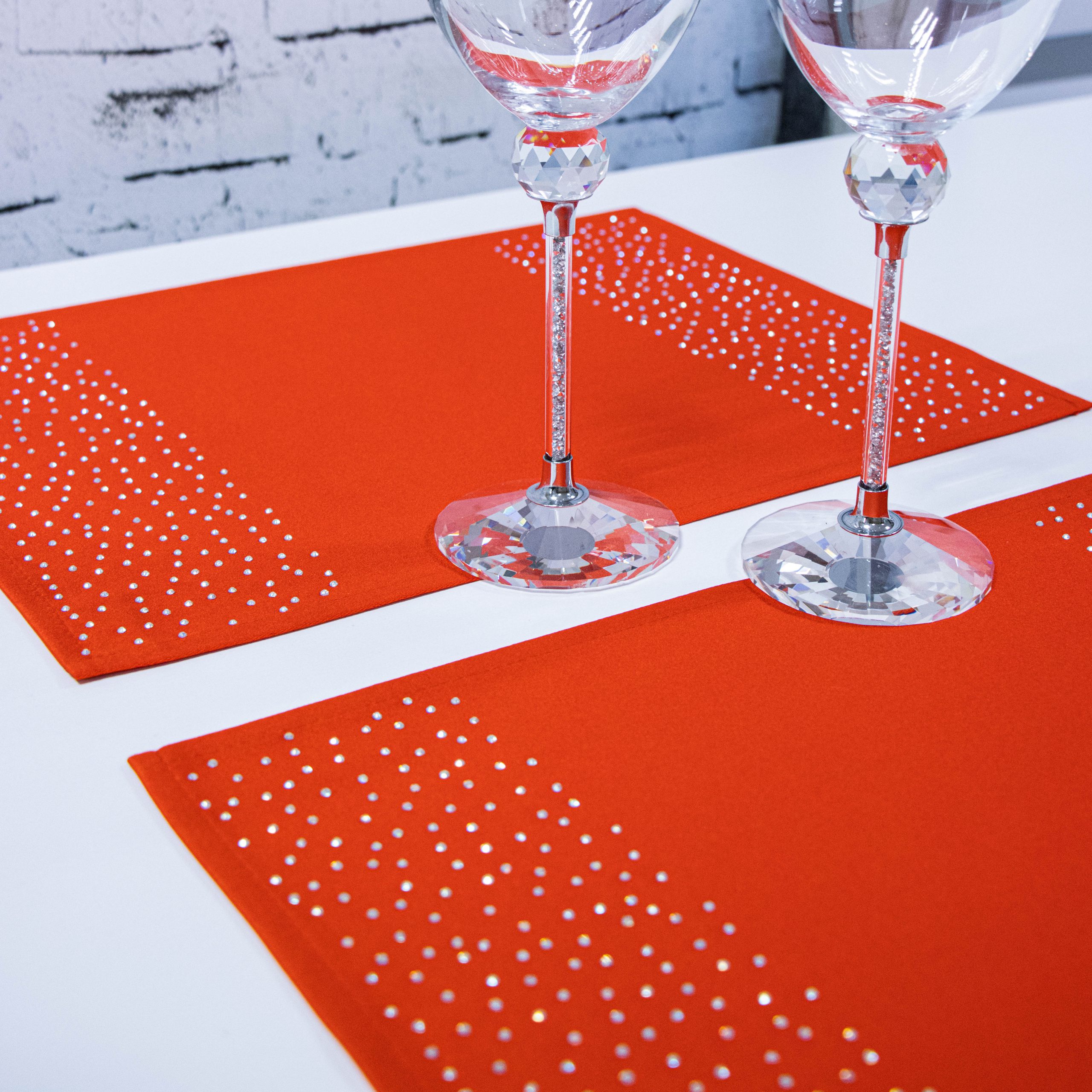 Podkładka Brylant – Czerwień + Srebrne dżety Podkładka Brylant – Czerwień + Srebrne dżety