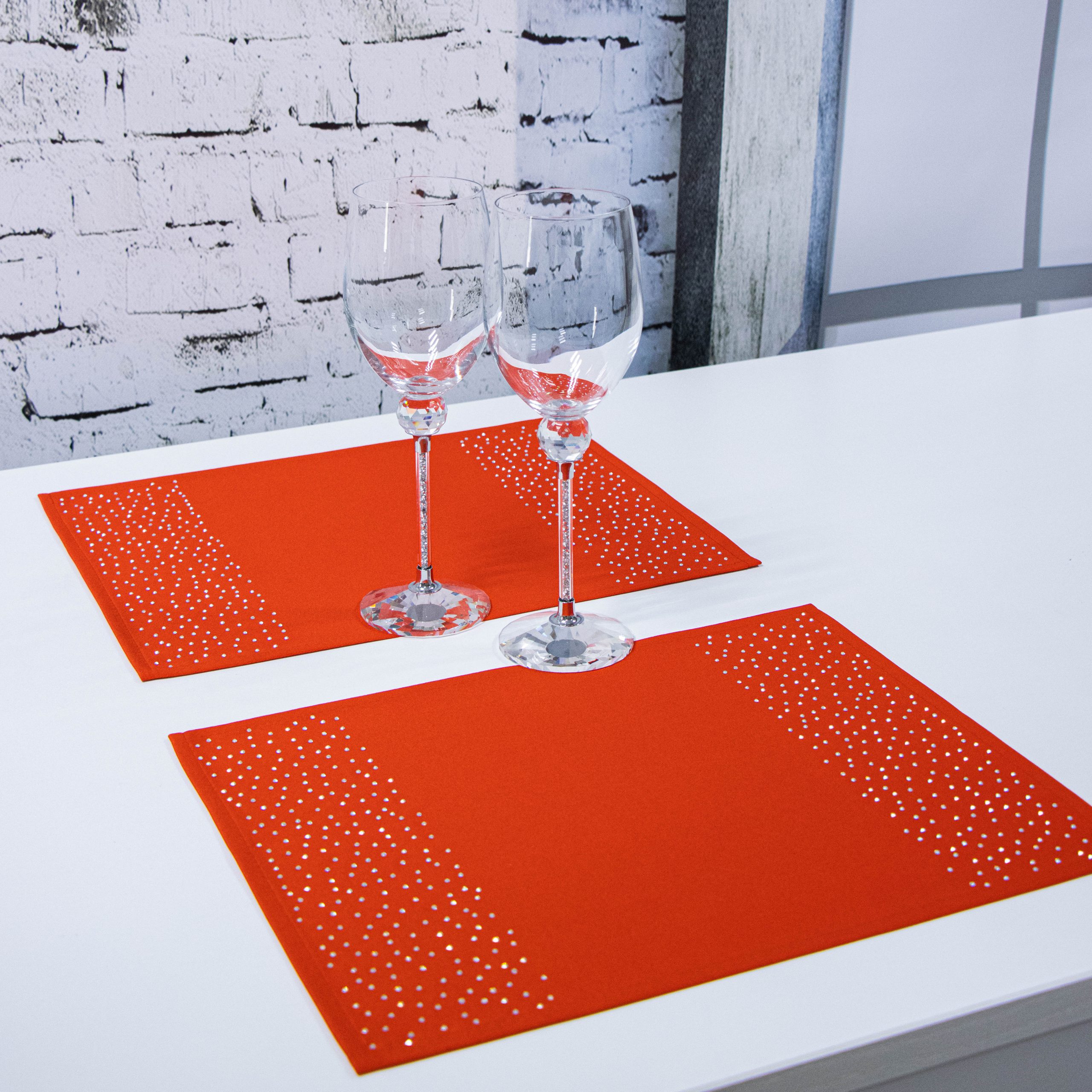 Podkładka Brylant – Czerwień + Srebrne dżety Podkładka Brylant – Czerwień + Srebrne dżety