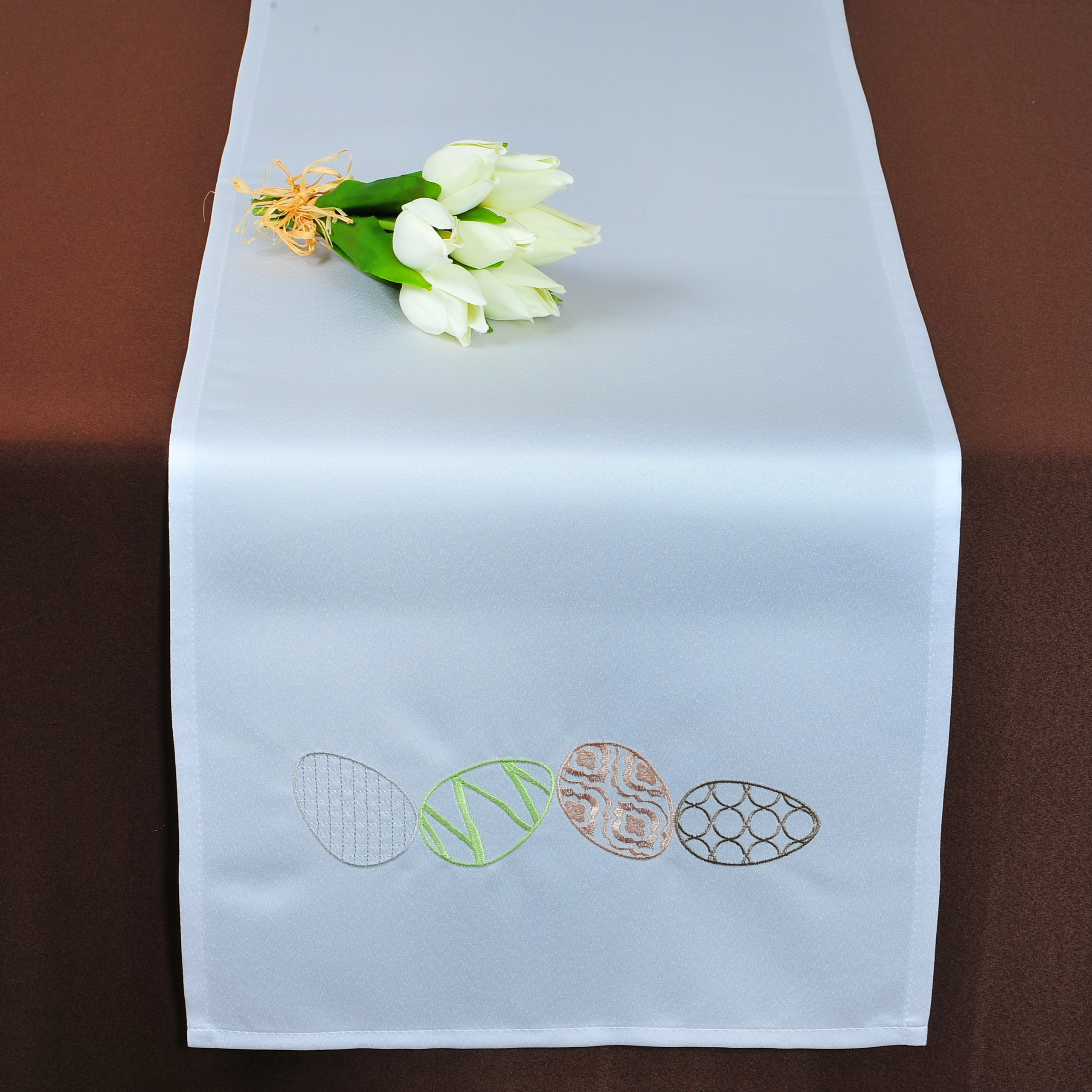 Pas Wielkanocny ze wzorem – biały Pas Wielkanocny ze wzorem – biały