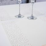 Podkładka Brylant – Ekri + Złote dżety Podkładka Brylant – Ekri + Złote dżety