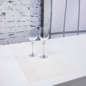 Podkładka Brylant – Ekri + Złote dżety