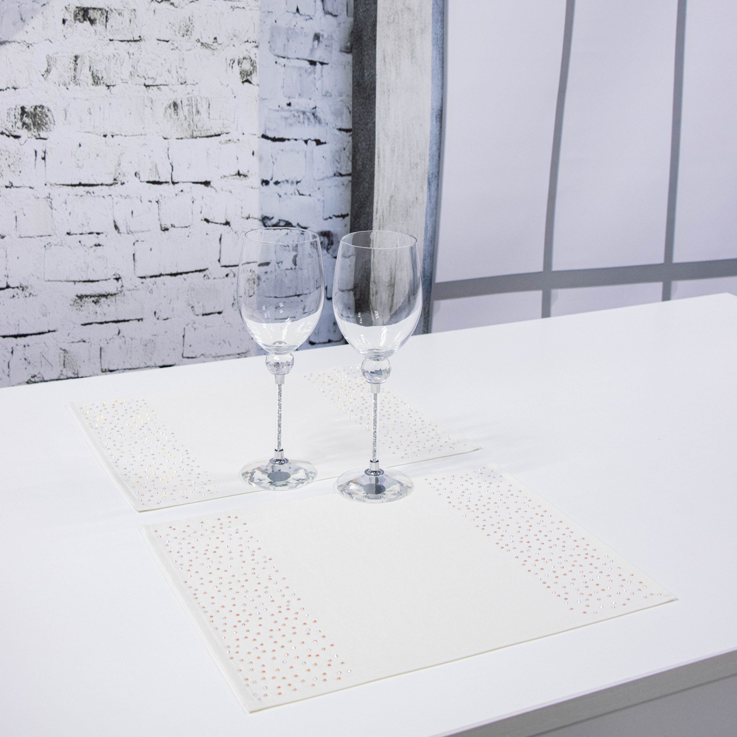 Podkładka Brylant – Ekri + Złote dżety Podkładka Brylant – Ekri + Złote dżety