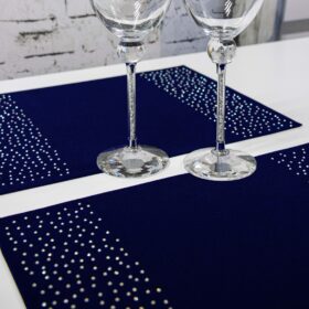 Podkładka Brylant – Granat + Srebrne dżety Podkładka Brylant – Granat + Srebrne dżety