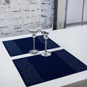 Podkładka Brylant – Granat + Srebrne dżety