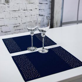 Podkładka Brylant – Granat + Złote dżety