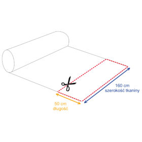 Tkanina gładka tk.114 czarna obrusowa zasłonowa