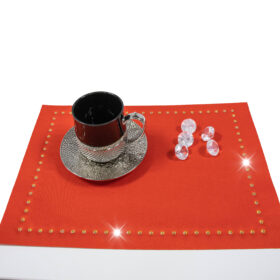 Podkładka Glamour 30×42 – Czerwona + złote dżety Podkładka Glamour 30×42 – Czerwona + złote dżety